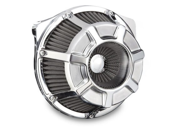 Taverner Motorsports - A/Filter; Beveled Chr FLH'17-24 & - AN-18-918