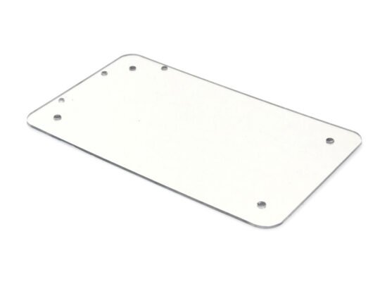 Taverner Motorsports - N/Plate Backing Plate; Flat Chr - CD-LPFBCKC