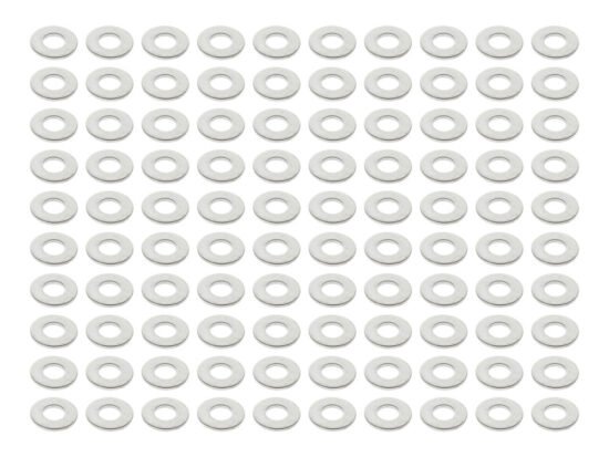Taverner Motorsports - Washer; Flat 1/4" Chr (Pack 100) - CM-1-4-F-100