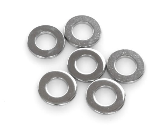 Taverner Motorsports - Washer; Flat 3/8" Chr (Pack 6) - CM-8168-6