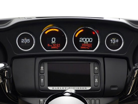 Taverner Motorsports - Gauge Kit; (4) Plug In FLH'14-23 - DAK-MLX-8414