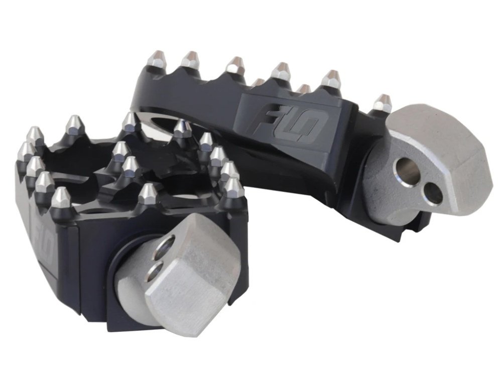 Taverner Motorsports - Footpegs; V2 MX Blk S/Tail'18up RR - FLO-FPEG-800-5BLK