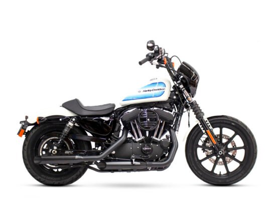 Taverner Motorsports - Mufflers; XL'14-21 S/Cut Out Blk - KW202895