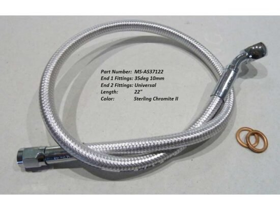 Taverner Motorsports - SC2 Top Brake Line; 22"x35dx10mm - MS-AS37122