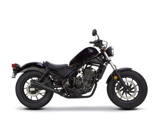 Taverner Motorsports - Muffler; Honda CMX/Rebel 500'17-24 - TBR-005-4830499-BLK