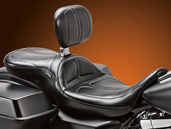 Taverner Motorsports - Seat; FLH'08-24 Maverick w/B/rest - LP-LK-957BR