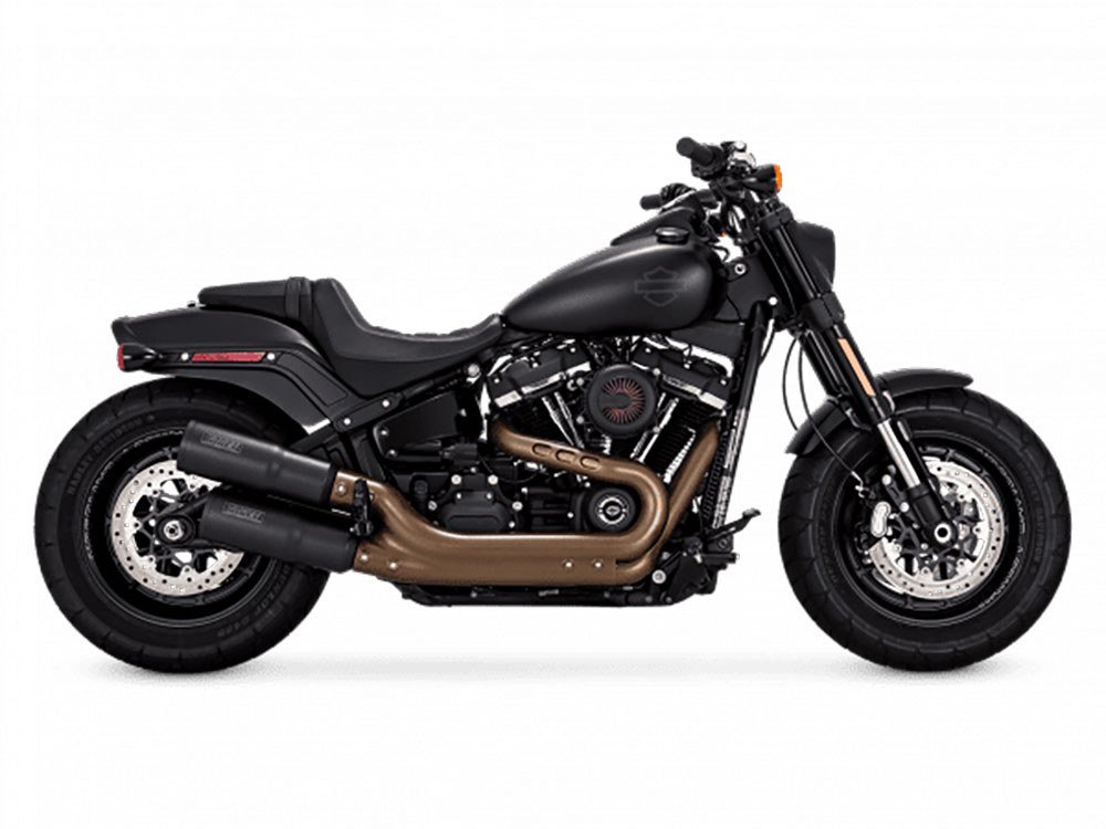 Taverner Motorsports - Mufflers; FXFB'18-24 Blk/Blk - VH-46547