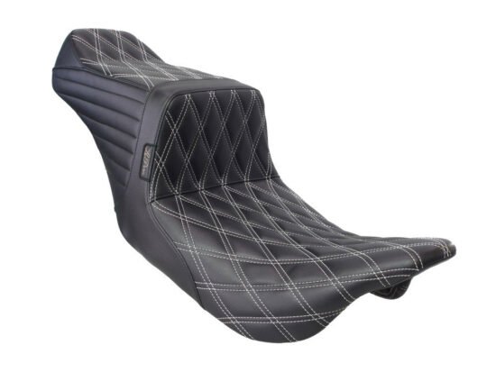 Taverner Motorsports - Seat; FLH'24up TailWhip - LP-LV-587DD-WHITE