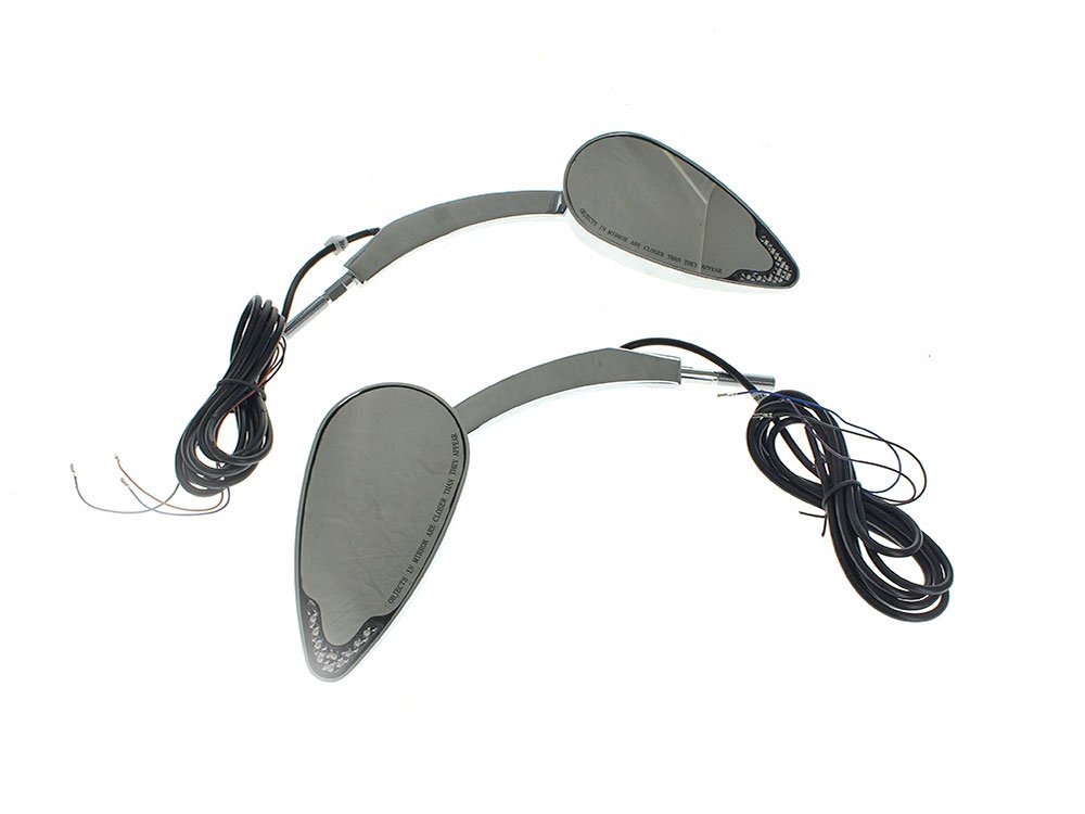 Taverner Motorsports - Mirror; LED Run & Turn Chr (Pair) - CD-CDMIRPLUGC