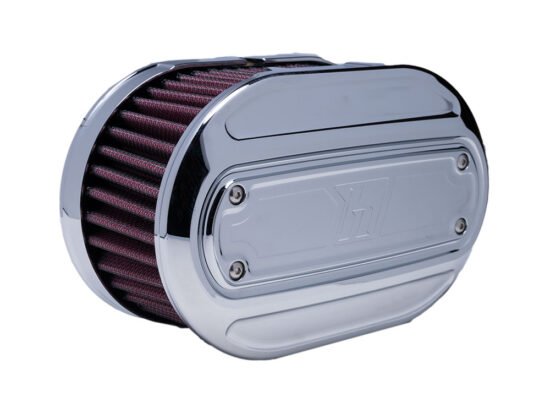 Taverner Motorsports - A/Filter; Oval Chr FLH'24up