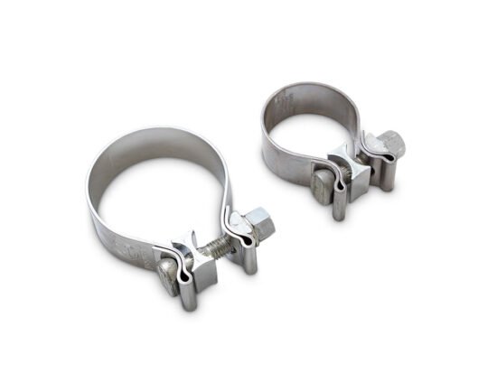 Taverner Motorsports - Clamp; Muffler FLH'17up S/Steel - VH-23713