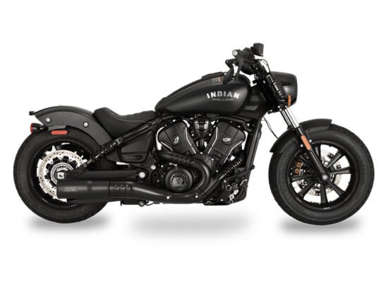 Taverner Motorsports - Muffler; Indian Scout'25up Blk - VH-48627