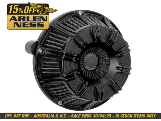 Taverner Motorsports - A/Filter; 10-Gauge Blk - AN-600-220