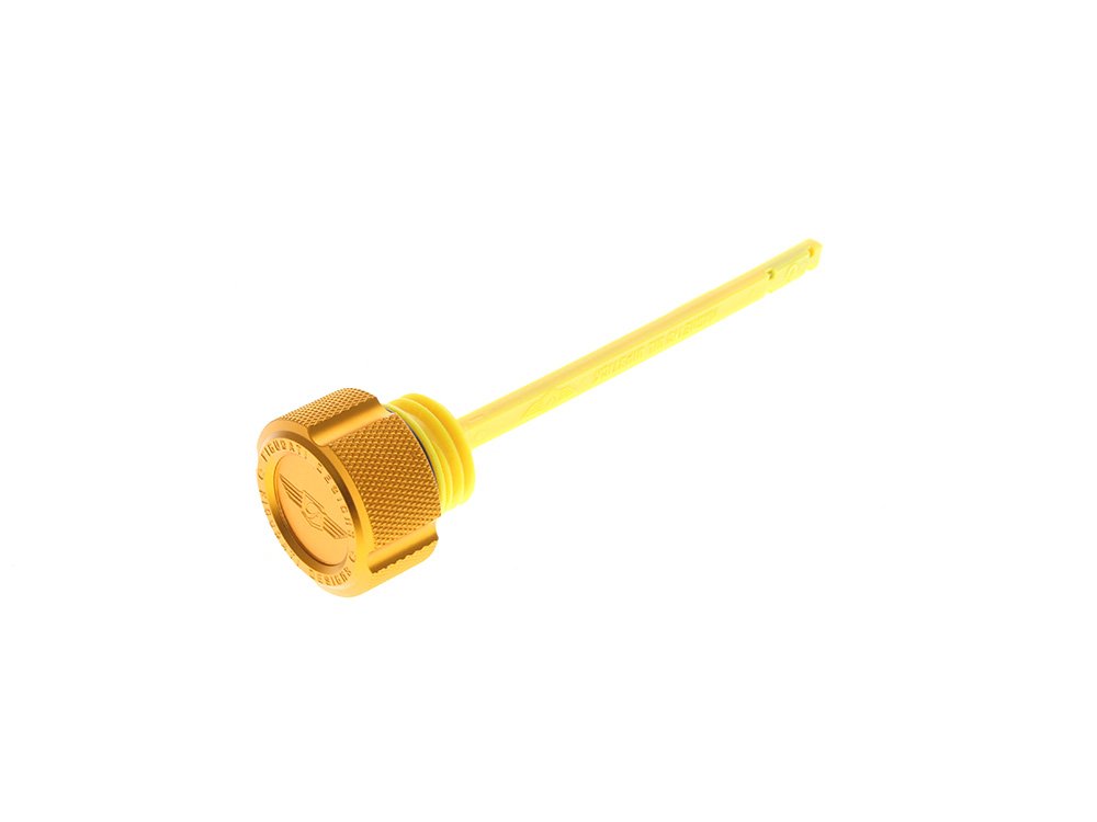 Taverner Motorsports - Dipstick; Magnetic FLH'17up Gold - FIG-FD01-MAGDSM8-KN-GOLD