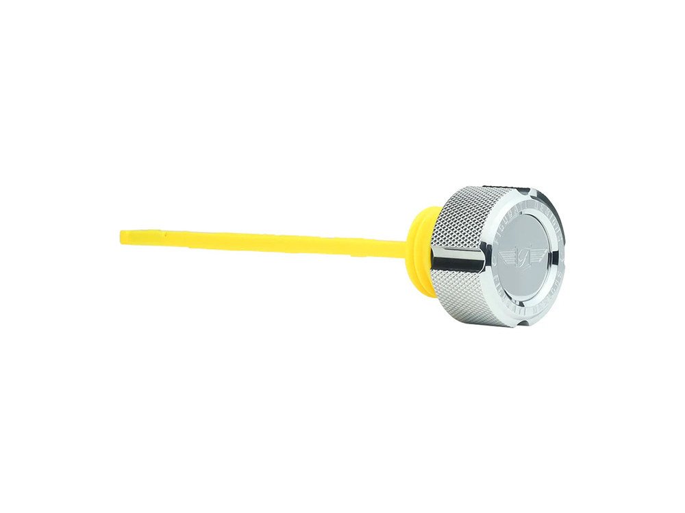 Taverner Motorsports - Dipstick; Magnetic FLH'17up Silver - FIG-FD01-MAGDSM8-KN-SS