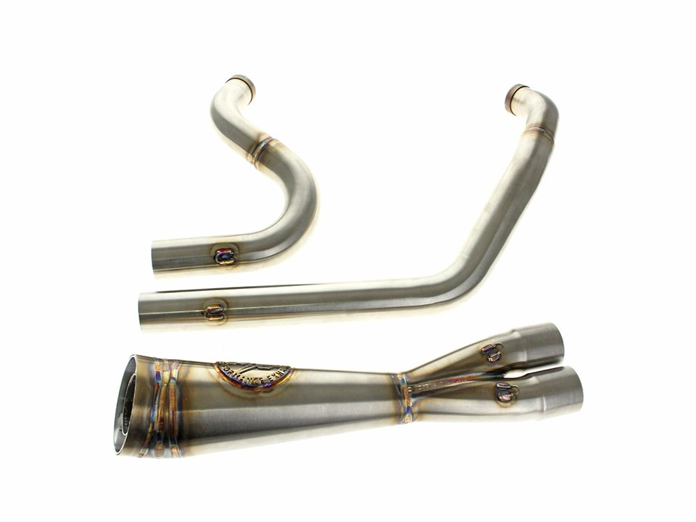 Taverner Motorsports - Exhaust; FLH'17up 2:1 Shorty - SAW-930-01210-RT