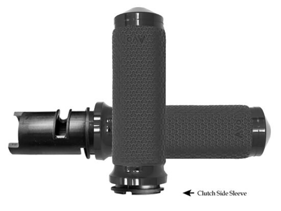 Taverner Motorsports - Handgrips; Memory Foam Medium Blk - AVG-MF-63A-ANO-F24