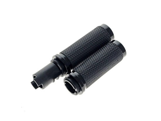 Taverner Motorsports - Handgrips; Memory Foam Large Blk - AVG-MF-63B-ANO-F24