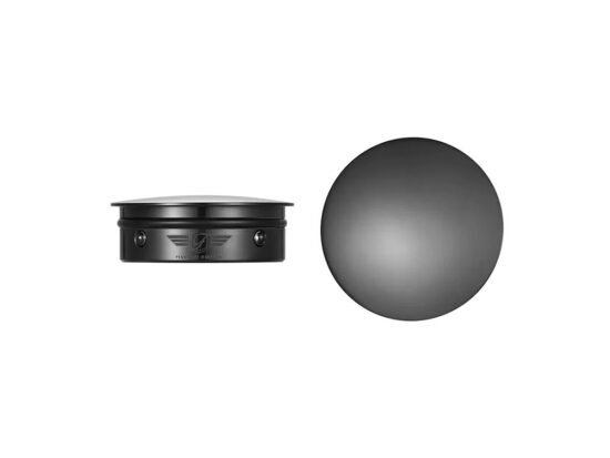 Taverner Motorsports - S/Arm Pivot Bolt Cvrs; FLH'11up Blk - FIG-FD65-BLK