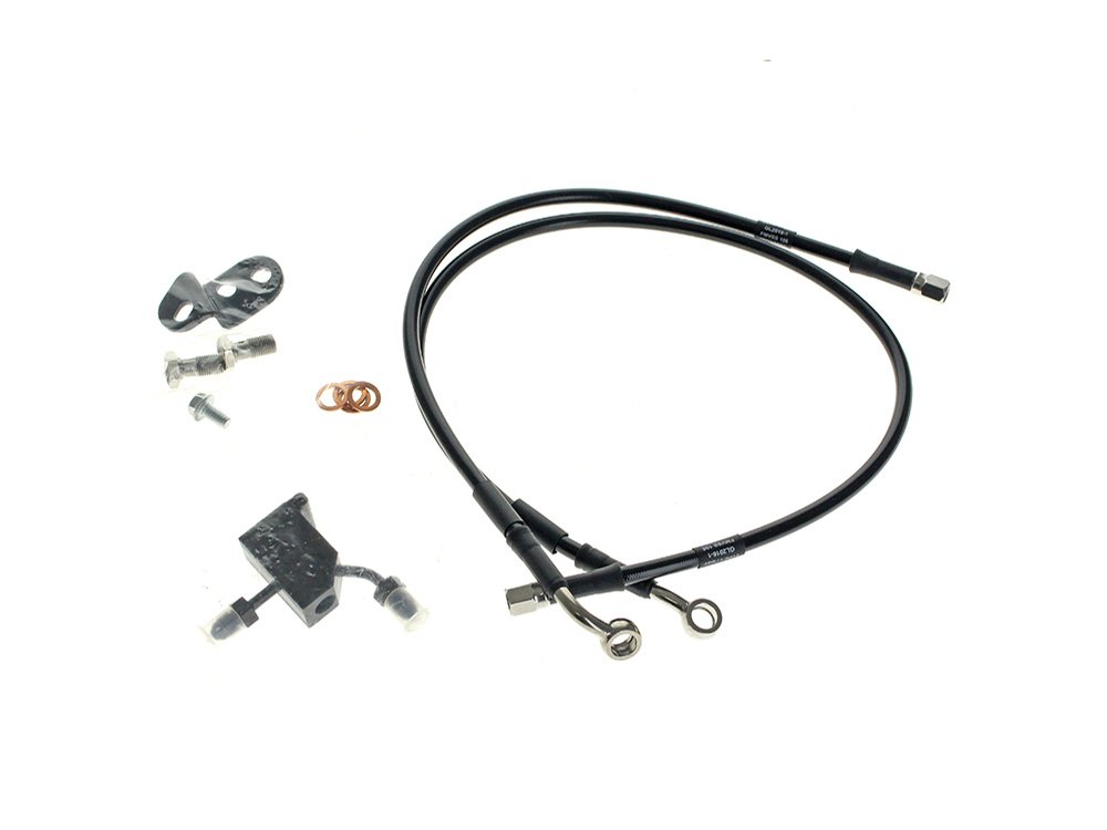 Taverner Motorsports - Brake Line; RR S/Tail'00-06 Blk - GOO-HD0063-2RC-BK