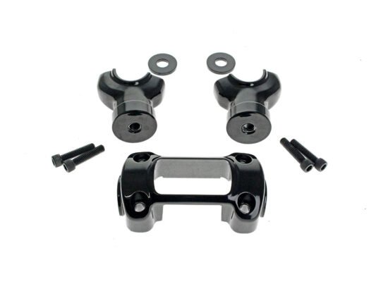 Taverner Motorsports - Risers; 1.5" Tall x1-1/4" Clamp Blk - BAI-H57-6095GB