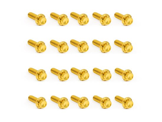 Taverner Motorsports - Rocker Cvr Bolts; M8'17up Gold - AN-300-946