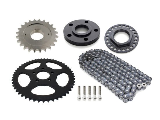 Taverner Motorsports - Belt to Chain Conv; XL'06-21 - CHAIN CONV-03-BLK