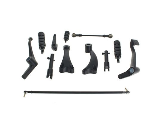 Taverner Motorsports - F/Controls; XL'04-13 Blk w/Pegs - HAR-01-187