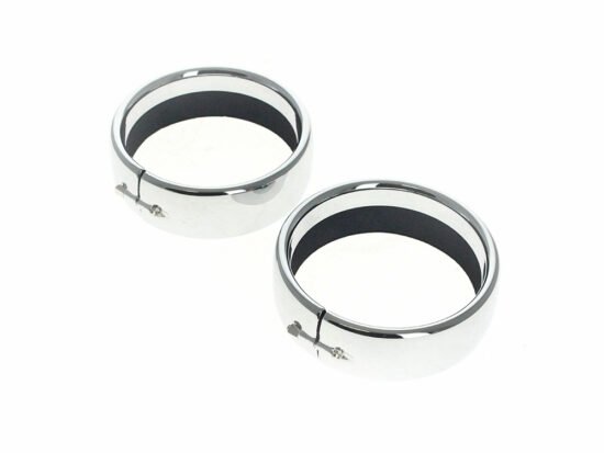 Taverner Motorsports - Passing Lamp Trim Ring; 4-1/2" Chr - HAR-38-302