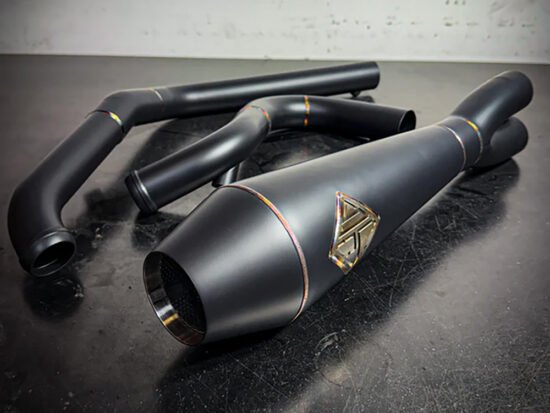 Taverner Motorsports - Exhaust; FLH'17up 2:1 Big Bore - SPC-2-003-B-ONYX