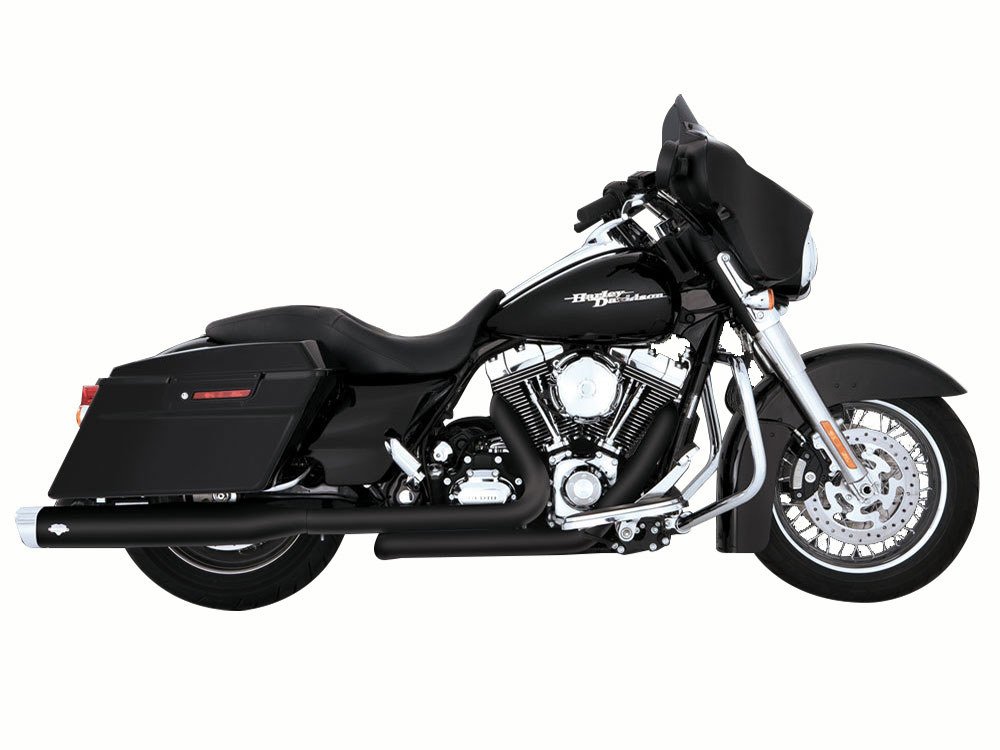 Taverner Motorsports - Headers; FLH'09-16 Blk (Exc CVO) - VH-46752