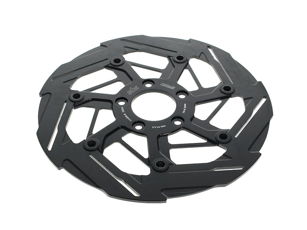 Taverner Motorsports - Disc Rotor; 11.8" RHF 7-Spoke Blk - KM-K7143DR-B