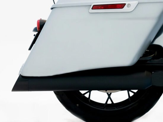 Taverner Motorsports - Mufflers; FLH'17up 4.5" DBX Blk - RIN-500-0186-SLASH