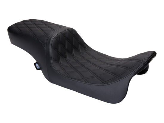 Taverner Motorsports - Seat; FLH'08-24 Predator 2up Blk - DS-0801-1490