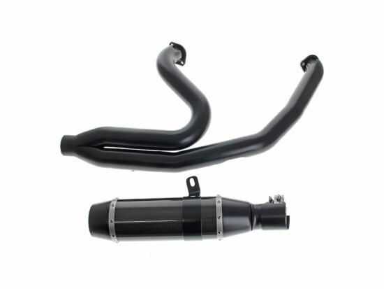 Taverner Motorsports - Exhaust; S/Tail'25up 2:1 Bobcat Blk - DD636N-31C