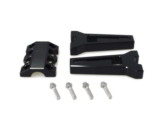 Taverner Motorsports - Risers; 6" Straight for 1.25" Bar - LA-7480-06BLK