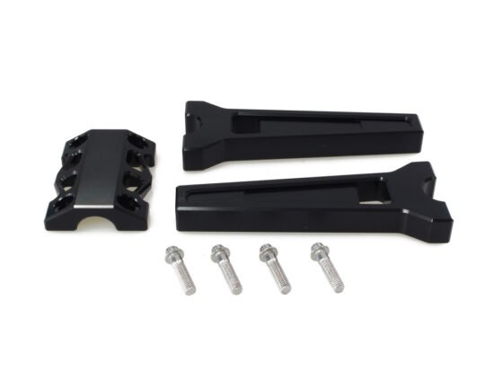 Taverner Motorsports - Risers; 8" Straight for 1.25" Bar - LA-7480-08BLK