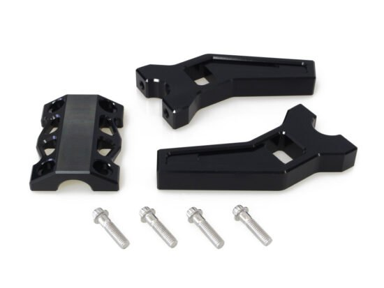 Taverner Motorsports - Risers; 6" Pullback for 1.25" Bar - LA-7481-06BLK