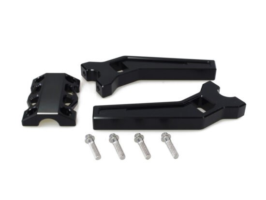 Taverner Motorsports - Risers; 8" Pullback for 1.25" Bar - LA-7481-08BLK