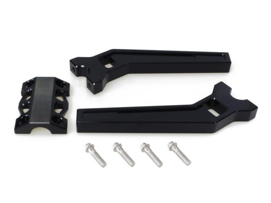 Taverner Motorsports - Risers; 10" Pullback for 1.25" Bar - LA-7481-10BLK