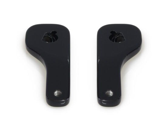 Taverner Motorsports - Mirror Brackets; Drop-Down FLH'14up - LA-9001-01BLK