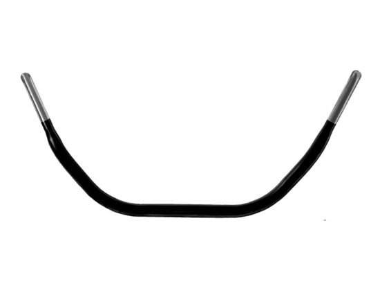 Taverner Motorsports - H/Bar; Beach Bar 1.25" Gloss Blk - LA-W1008-00BLK