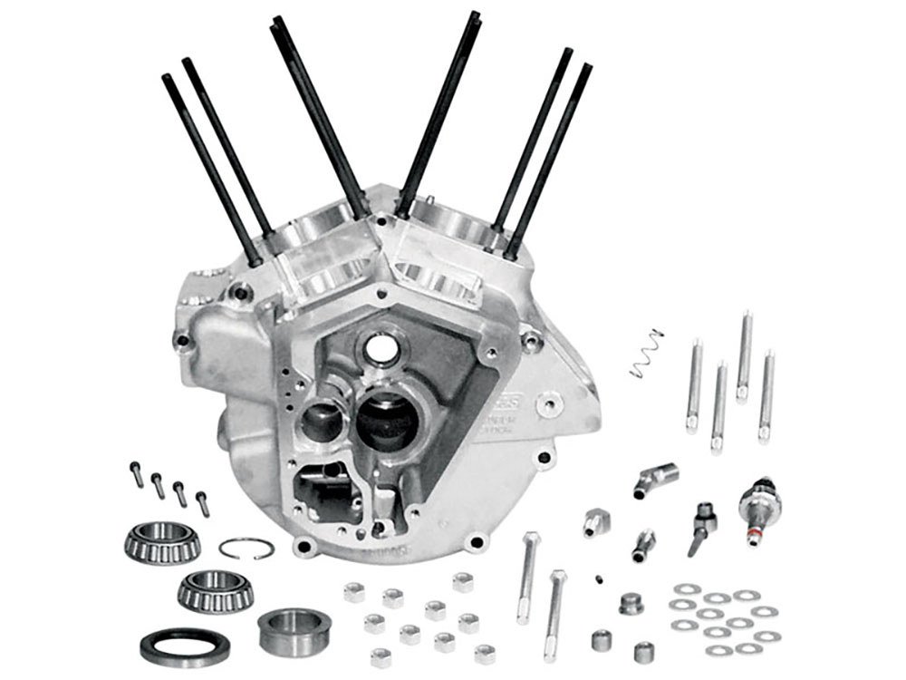 Taverner Motorsports - Crankcase Assy; BT'84-91 3-1/2"bore - SS31-0000