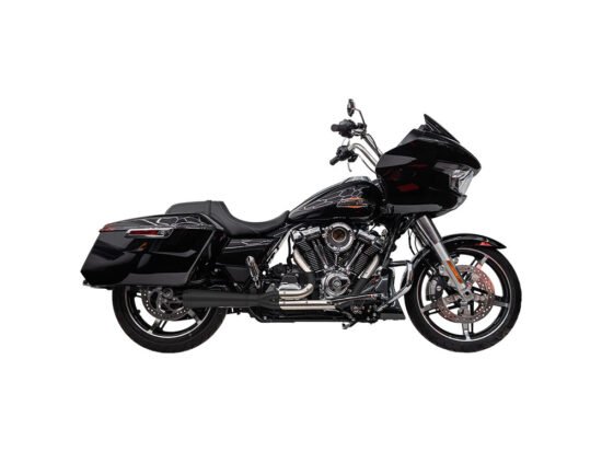 Taverner Motorsports - Exhaust; FLH'17up Assault 2:1 Blk - TP-TM-5011BK