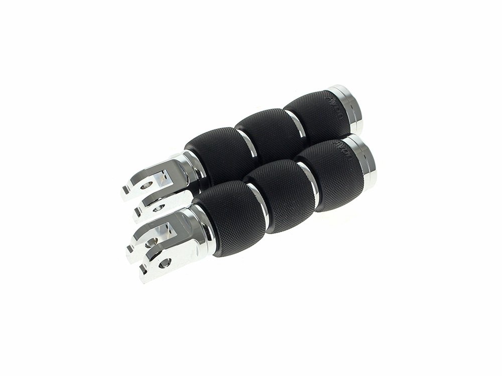 Taverner Motorsports - Footpegs; Air Cushion Chr - AVG-FP-FR-AIR-90-CH
