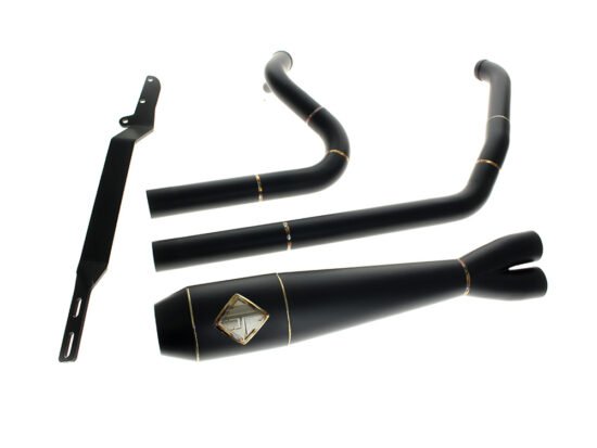 Taverner Motorsports - Exhaust; FLH'17up 2:1 Elsinore - SPC-2-005-B-ONYX