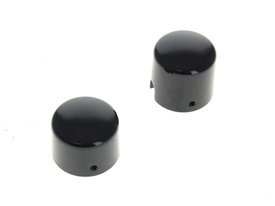 Rear Axle Covers - Gloss Black. Fits Softail 2000-2007 - Rollies Speed Shop