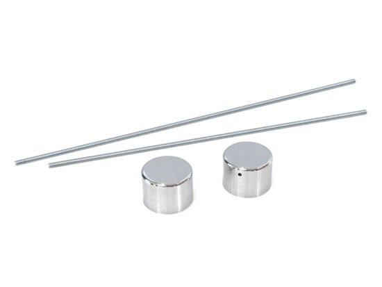 Rear Axle Covers - Chrome. Fits Softail 2018up - Rollies Speed Shop