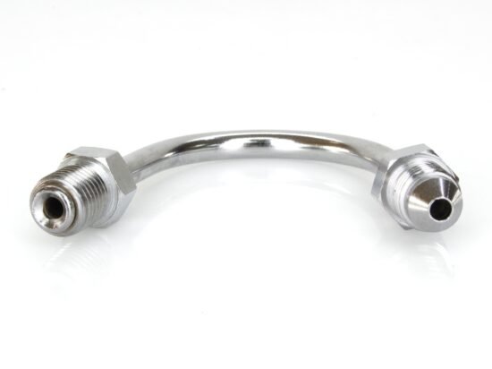 Adapter Fitting 3/8-24 Inverted Flare x 150 Degree Bend to AN3 Line - Goodridge