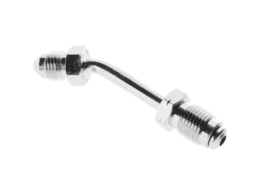 Hydraulic Clutch Fitting - Chrome. Fits the clutch release cover end on Touring & Softail 2017up equipped with an Original H-D Hydraulic Clutch. - Goodridge